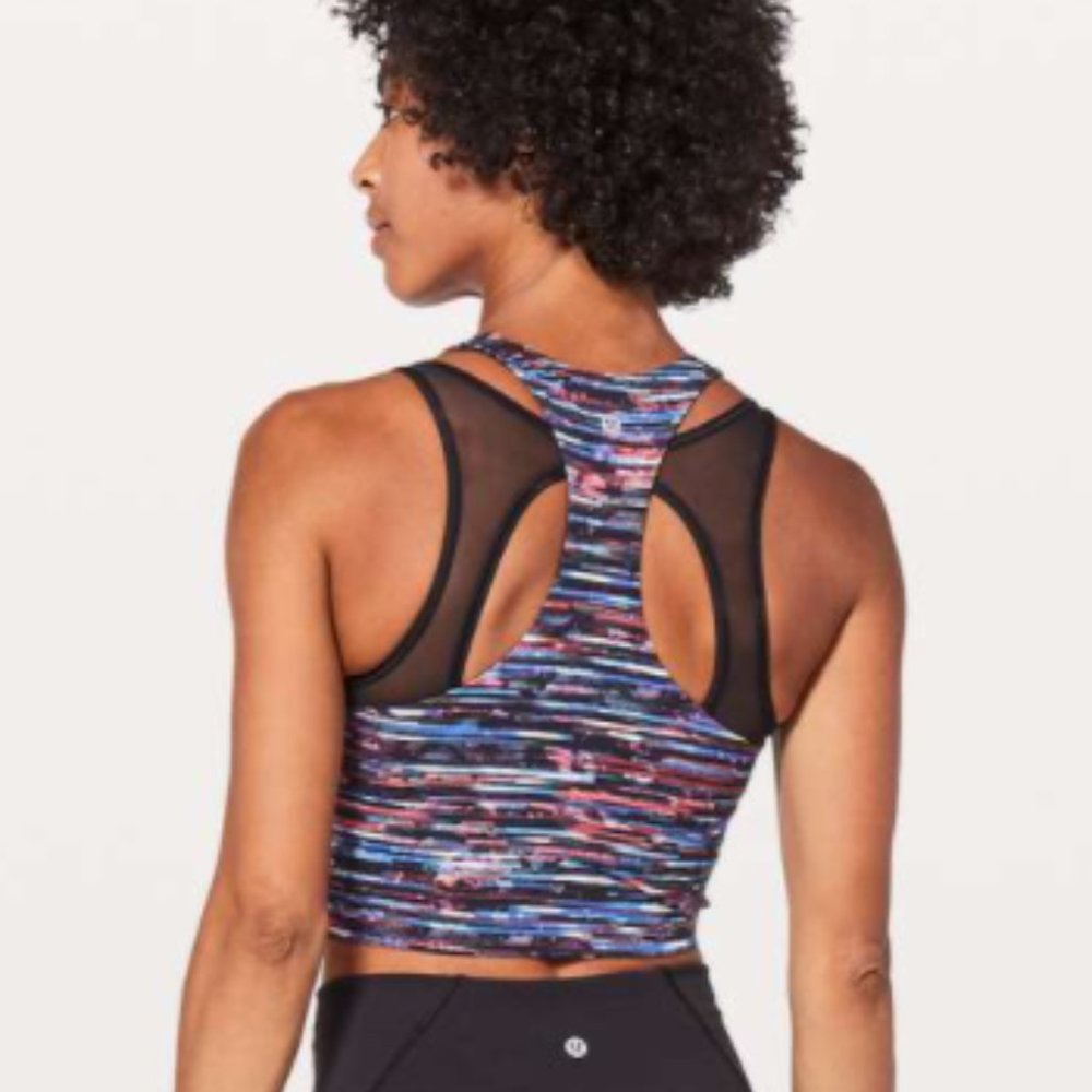Lululemon Break Free Tank Nulux Hinshu Alpine 2 - Picture 2 of 15